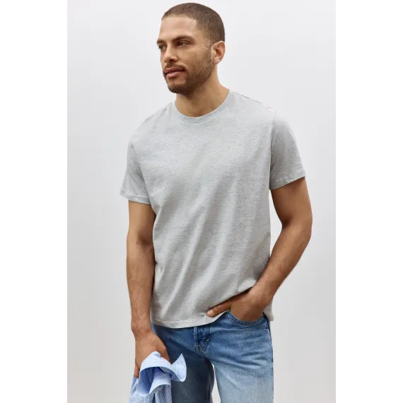 Футболка Regular Fit H&M, Цвет: Серый, Размер: M, изображение 5