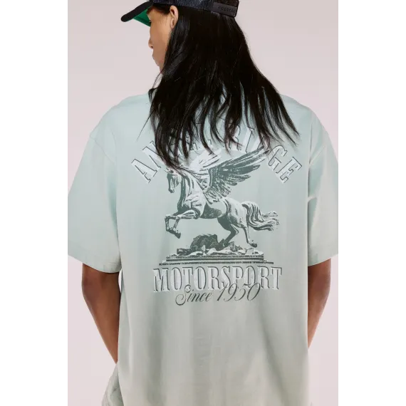 Футболка Loose Fit с принтом H&M, Цвет: Зеленый, Размер: L, изображение 4