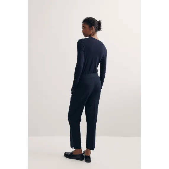 Брюки H&M, Цвет: Темно-синий, Размер: 42, изображение 3