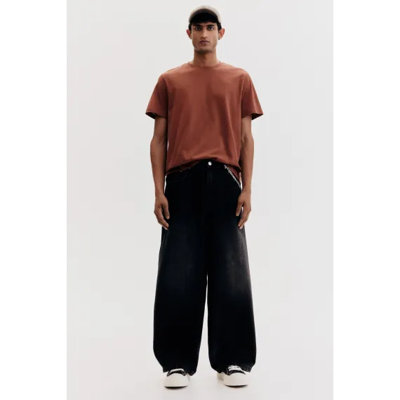 Футболка Regular Fit H&M, Цвет: Оранжевый, Размер: XL, изображение 2