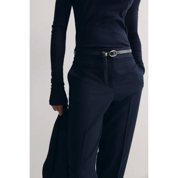 Брюки H&M, Цвет: Темно-синий, Размер: 44, изображение 2