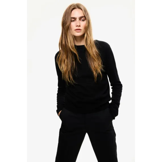 Брюки H&M, Цвет: Черный, Размер: 46, изображение 2