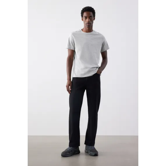 Футболка Regular Fit H&M, Цвет: Серый, Размер: 2XL, изображение 3