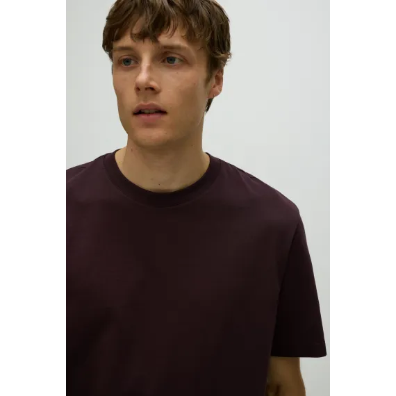 Футболка Regular Fit H&M, Цвет: Сливовый, Размер: XL, изображение 2