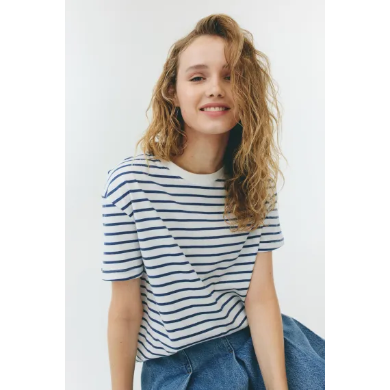 Футболка свободного кроя H&M, Reňk: Ak, Ölçeg: 4XL, 2 image