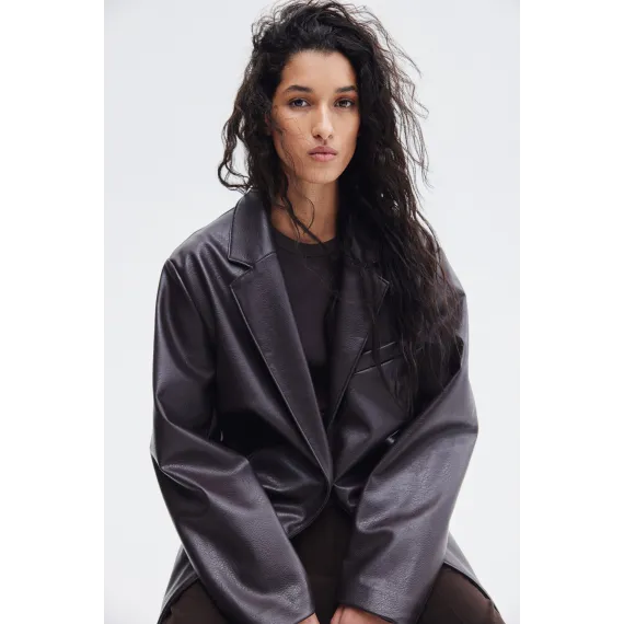 Верх рибана H&M, Цвет: Коричневый, Размер: XL, изображение 2