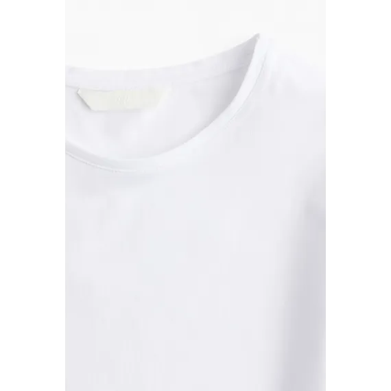 Футболка приталенная H&M, Цвет: Белый, Размер: XL, изображение 5