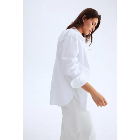 Рубашка Oxford H&M, Цвет: Белый, Размер: M, изображение 5 - в интернет-магазине Туркменистана Wabrum Рубашка Oxford H&M, Цвет: Белый, Размер: M, изображение 5