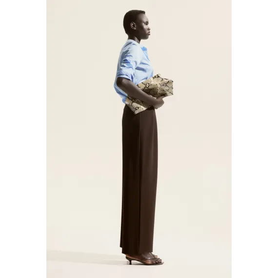 Брюки с деталями в виде завитков H&M, Цвет: Коричневый, Размер: XL, изображение 3 - в интернет-магазине Туркменистана Wabrum Брюки с деталями в виде завитков H&M, Цвет: Коричневый, Размер: XL, изображение 3