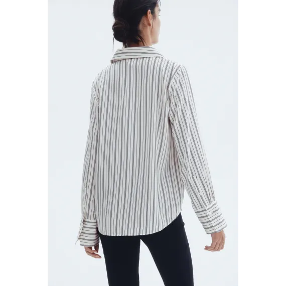 Блузка V-образного выреза H&M, Цвет: Белый, Размер: M, изображение 4