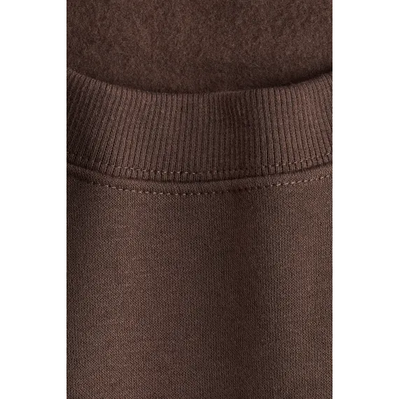 Свитшот с надписью H&M, Цвет: Коричневый, Размер: XL, изображение 5