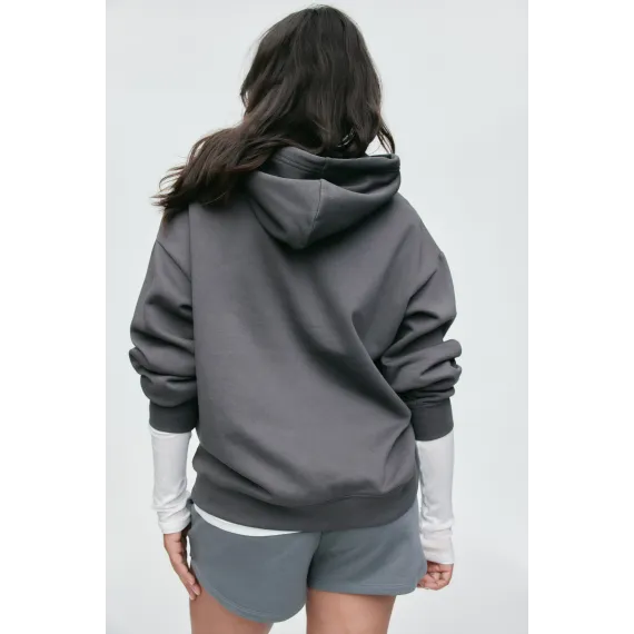 Свитшот с капюшоном H&M, Цвет: Серый, Размер: L, изображение 4