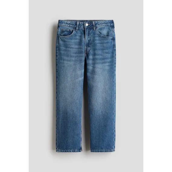 Джинсы свободного кроя H&M, Reňk: Gök, Ölçeg: 8-9 ýaş, 4 image