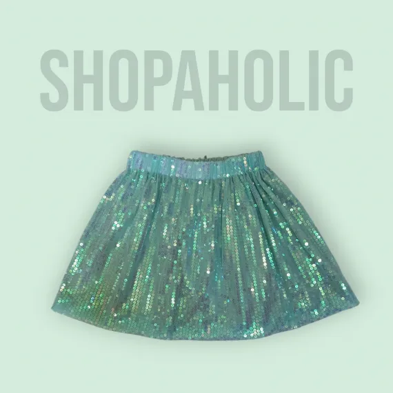Юбка Shopaholic, Цвет: Голубой, Размер: 6-7 лет