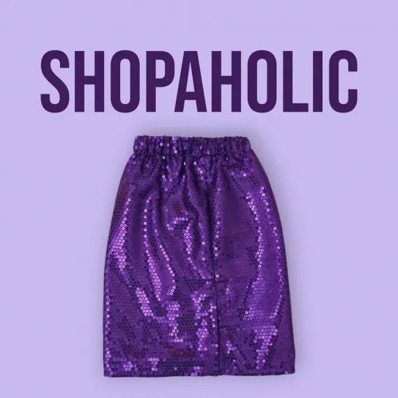 Юбка Shopaholic, Цвет: Фиолетовый, Размер: 5-6 лет