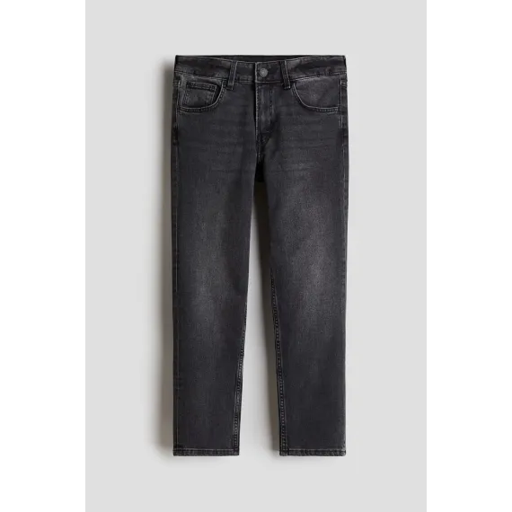 Джинсы Relaxed Tapered Fit H&M, Reňk: Gara, Ölçeg: 8-9 ýaş, 5 image