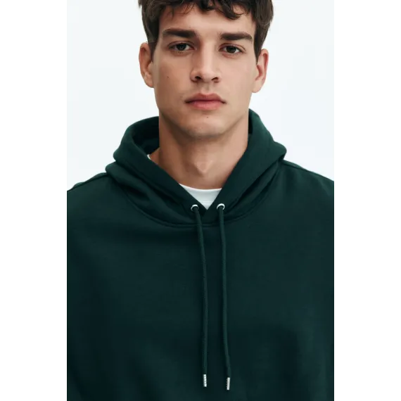 Свитшот свободного кроя с капюшоном H&M, Reňk: Ýaşyl, Ölçeg: S, 2 image