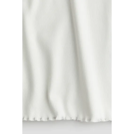 Верх джерси длинный рукав H&M, Reňk: Ak, Ölçeg: 18-24 aý, 2 image