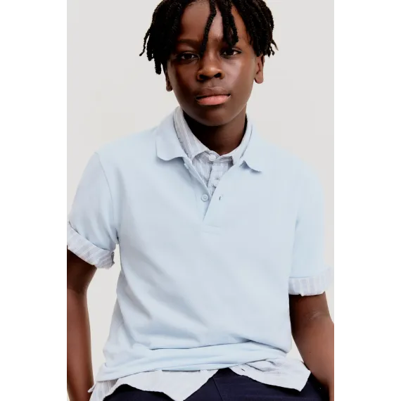 Футболка поло пике хлопковая H&M, Ölçeg: 14-16 лет, 3 image
