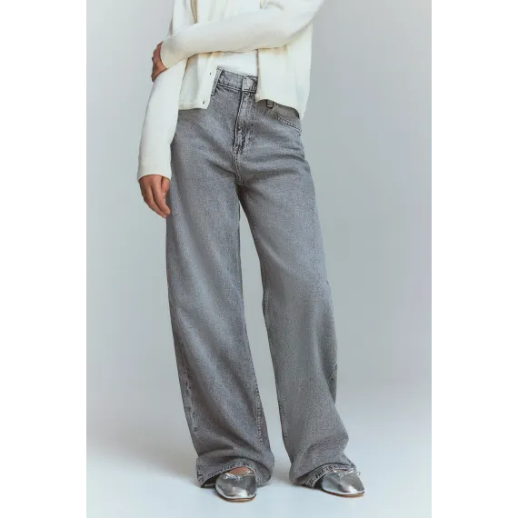 Джинсы широкие H&M, Reňk: Çal, Ölçeg: 8-9 ýaş, 2 image