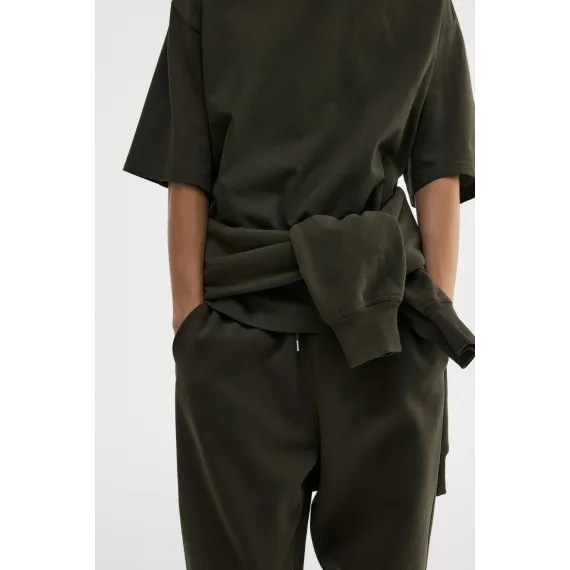 Футболка Oversized Fit H&M, Цвет: Хаки, Размер: XXL, изображение 2