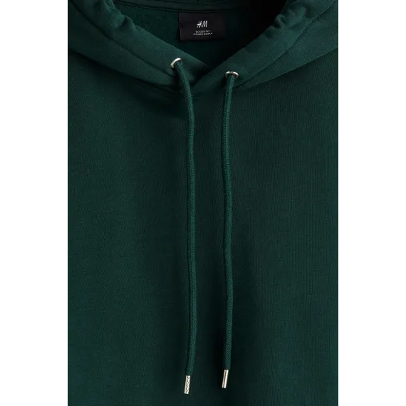 Свитшот свободного кроя с капюшоном H&M, Reňk: Ýaşyl, Ölçeg: S, 6 image