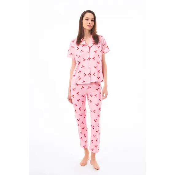 Пижамный комплект Cottonhill Premium, Цвет: Розовый, Размер: XL