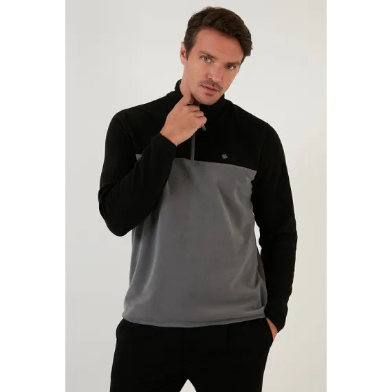 Свитшот из флиса Buratti, Reňk: Gara, Ölçeg: 2XL, 2 image