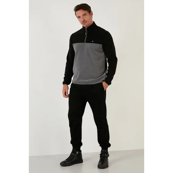 Свитшот из флиса Buratti, Reňk: Gara, Ölçeg: 2XL, 4 image