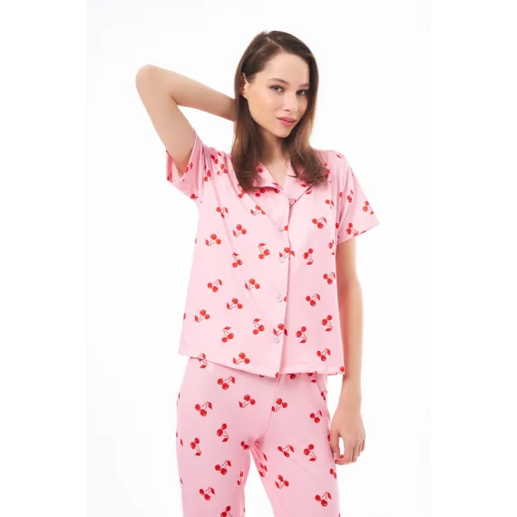 Пижамный комплект Cottonhill Premium, Цвет: Розовый, Размер: S, изображение 4