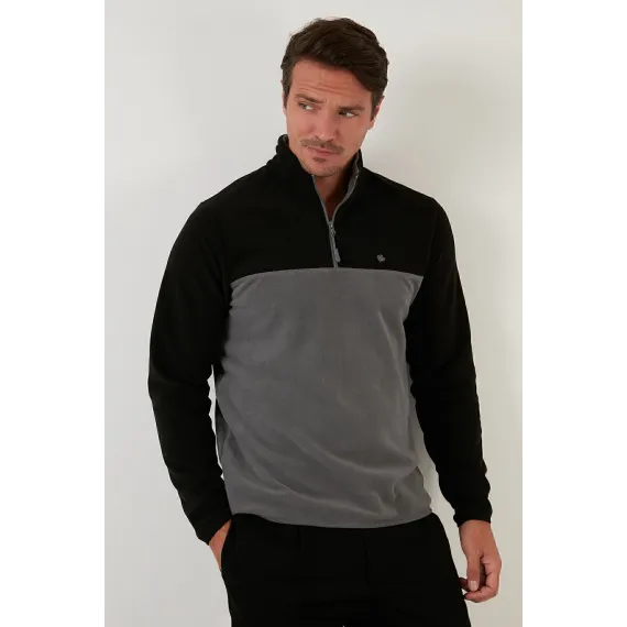 Свитшот из флиса Buratti, Reňk: Gara, Ölçeg: XL, 3 image