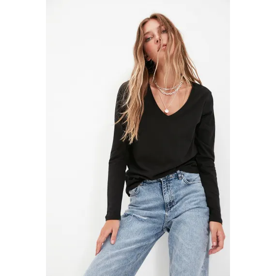 Футболка TRENDYOLMILLA, Reňk: Gara, Ölçeg: XL