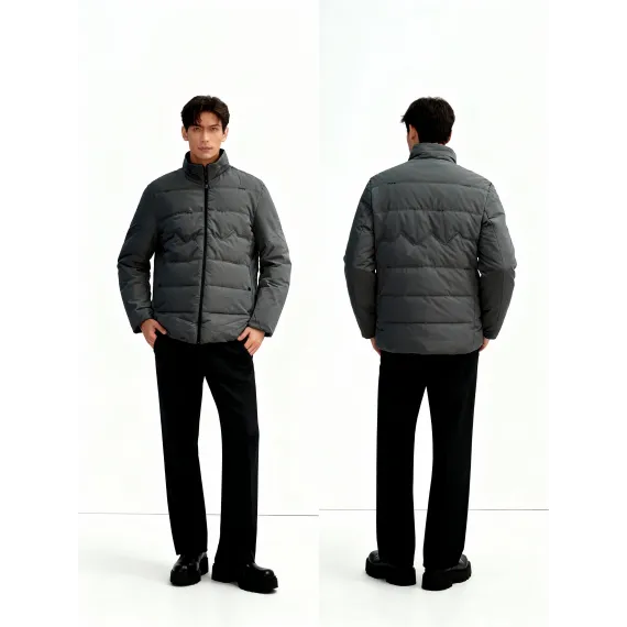 Куртка Xue LI Fu Shi, Цвет: Серый, Размер: L, изображение 3