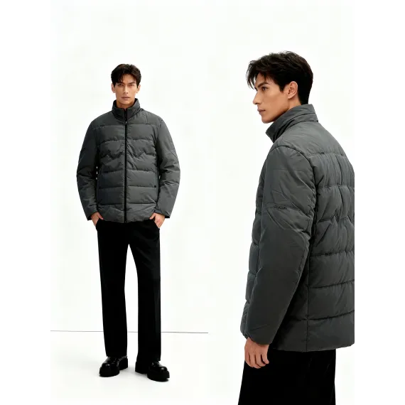 Куртка Xue LI Fu Shi, Цвет: Серый, Размер: L, изображение 2