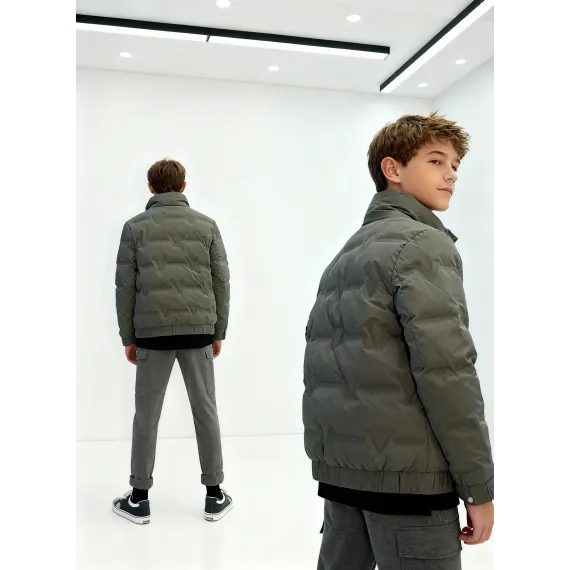 Куртка ModeTrend, Цвет: Хаки, Размер: 12-13 лет, изображение 3