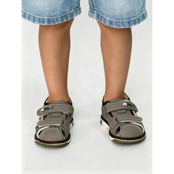 Детские босоножки Шаг вперёд, Цвет: Серый, Размер: 21