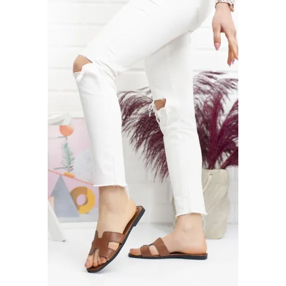 Шлёпанцы Moda Frato, Цвет: Коричневый, Размер: 40, изображение 3