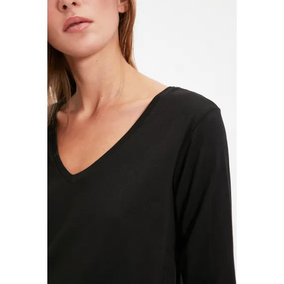 Футболка TRENDYOLMILLA, Reňk: Gara, Ölçeg: XL, 4 image