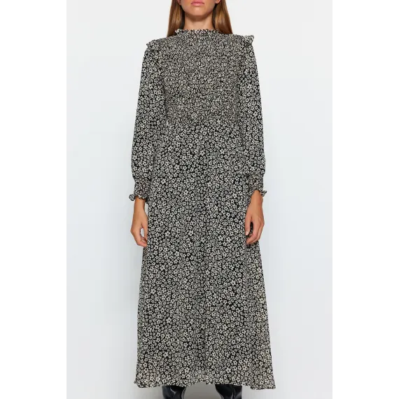 Платье TRENDYOL MODEST, Цвет: Черный, Размер: 38, изображение 4