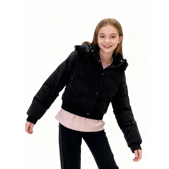 Куртка XYZ, Цвет: Черный, Размер: 8-9 лет, изображение 3