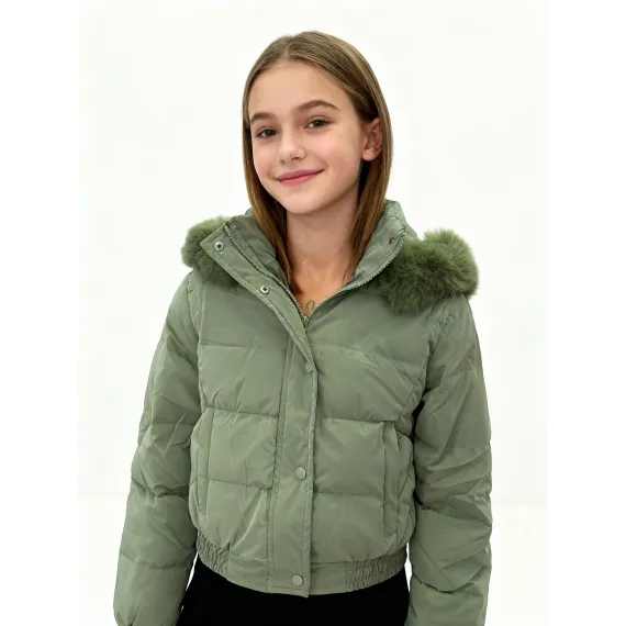 Куртка X.H, Цвет: Зеленый, Размер: 9 лет