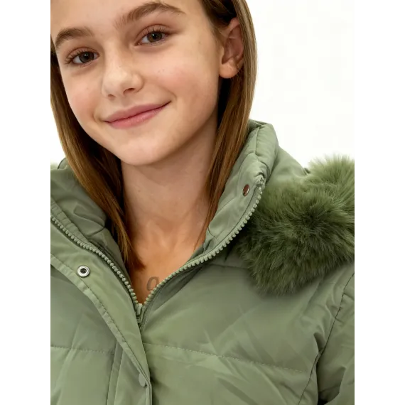 Куртка X.H, Цвет: Зеленый, Размер: 10 лет, изображение 3