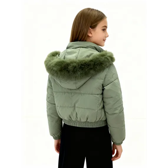 Куртка X.H, Цвет: Зеленый, Размер: 9 лет, изображение 2