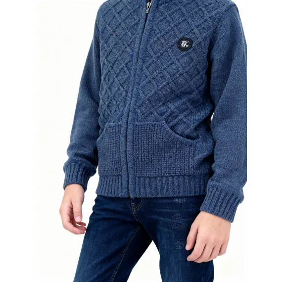 Свитер AslanBebe, Цвет: Синий, Размер: 10-11 лет, изображение 2