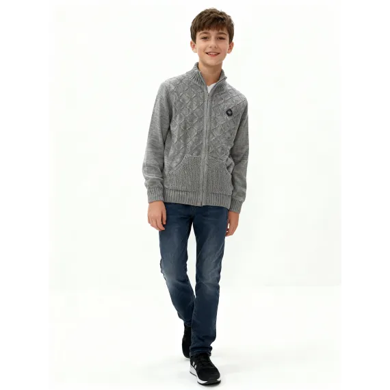 Свитер AslanBebe, Цвет: Серый, Размер: 10-11 лет