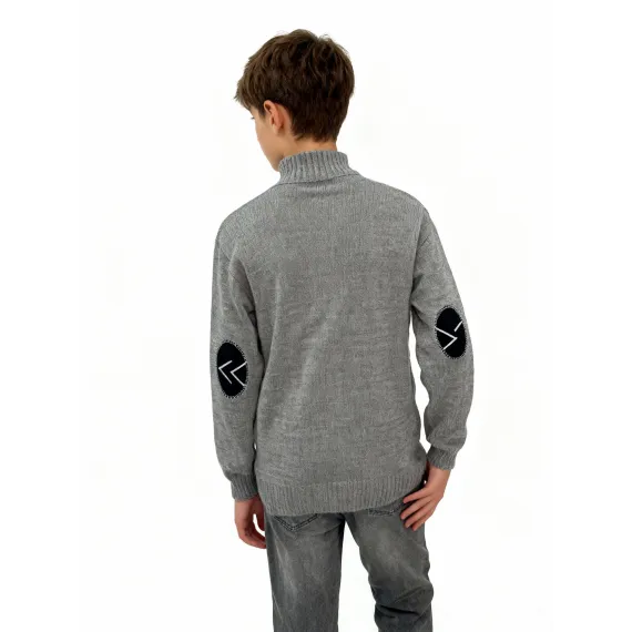 Свитер AslanBebe, Цвет: Серый, Размер: 10-11 лет, изображение 2