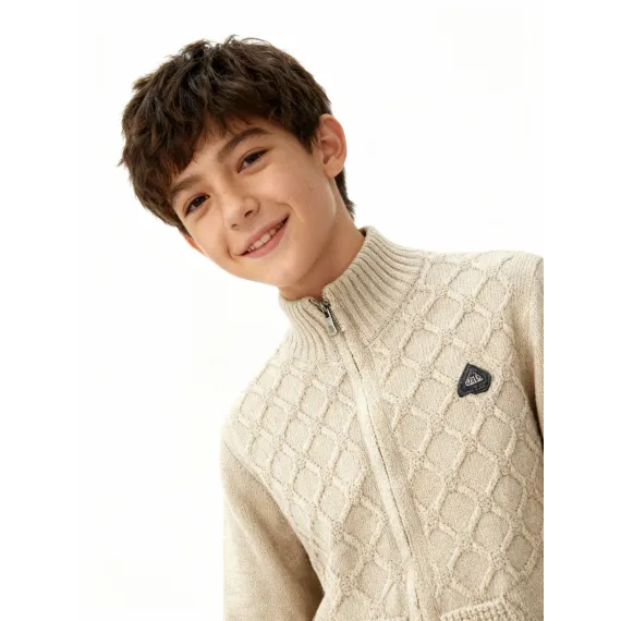 Свитер AslanBebe, Цвет: Бежевый, Размер: 14-15 лет, изображение 3