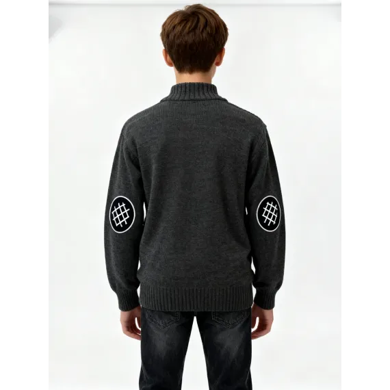 Свитер AslanBebe, Цвет: Серый, Размер: 14-15 лет, изображение 2