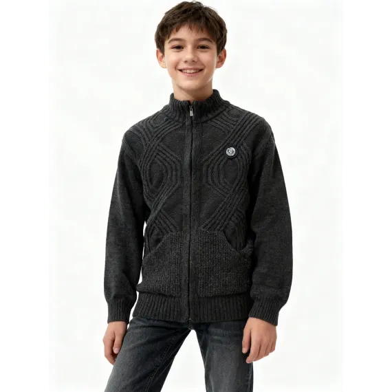 Свитер AslanBebe, Цвет: Серый, Размер: 14-15 лет