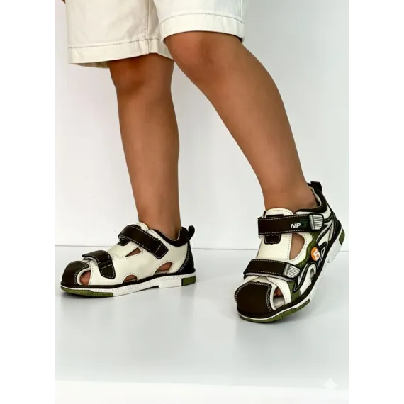 Детские босоножки Шаг вперёд, Цвет: Коричневый, Размер: 28